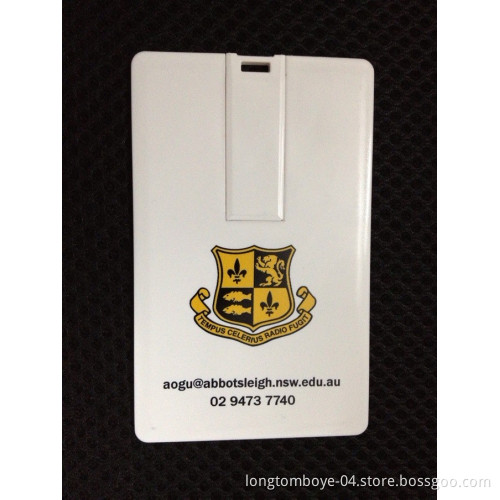 Custom Credit Card USB Flash Drive